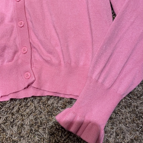 Pink Knit Cardigan - Picture 2 of 3